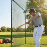 Baseball Batting Cage Net – 10ft x 10ft x 10ft – Knotless Twine – Outdoor Practice