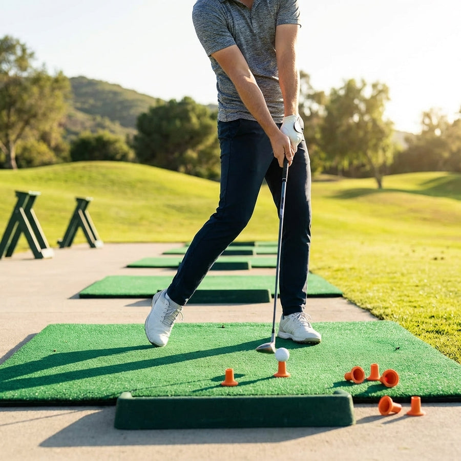 Rubber Driving Range Tees – 35mm – Durable Rubber – Golf Practice