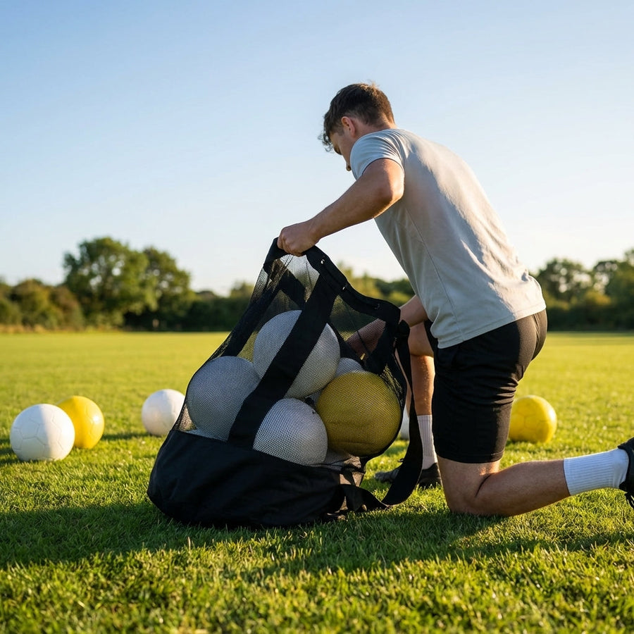 Football Set – 12 Pack + Bag – Durable PVC – Sports Training