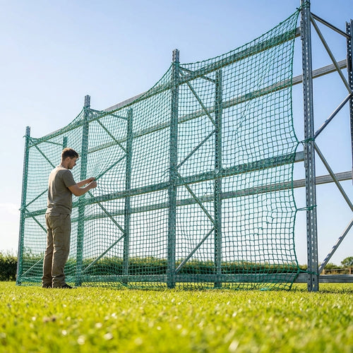 Warehouse Rack Netting – Green – 3mm Twine – Industrial Use