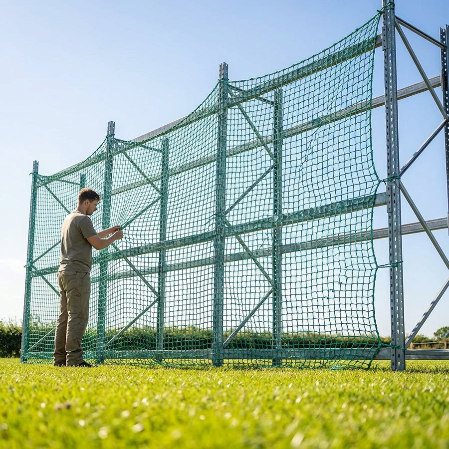 Warehouse Rack Netting – Green – 3mm Twine – Industrial Use