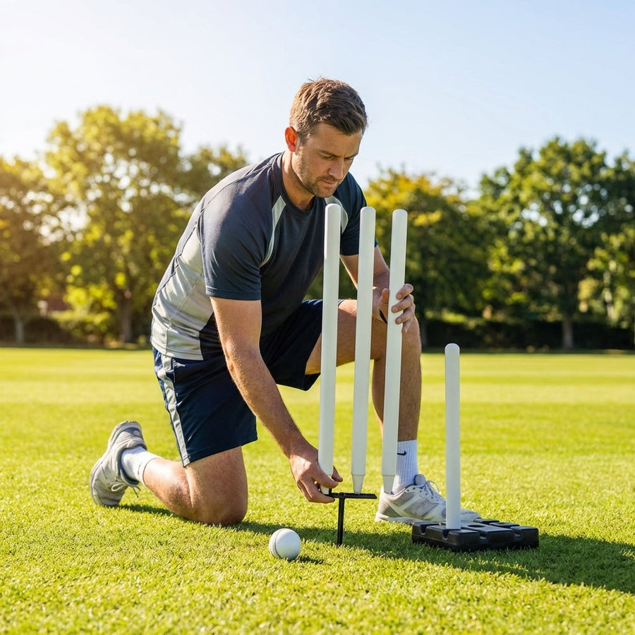 Cricket Flexi Stumps Set – Multi-Size – HD Foam – Indoor/Outdoor Training