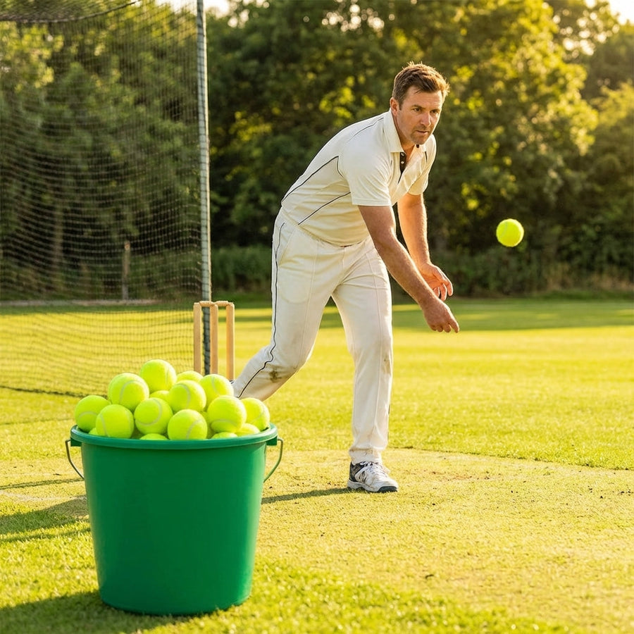 Cricket Training Balls – 60 Pack – Pressureless Felt – Indoor & Outdoor Use