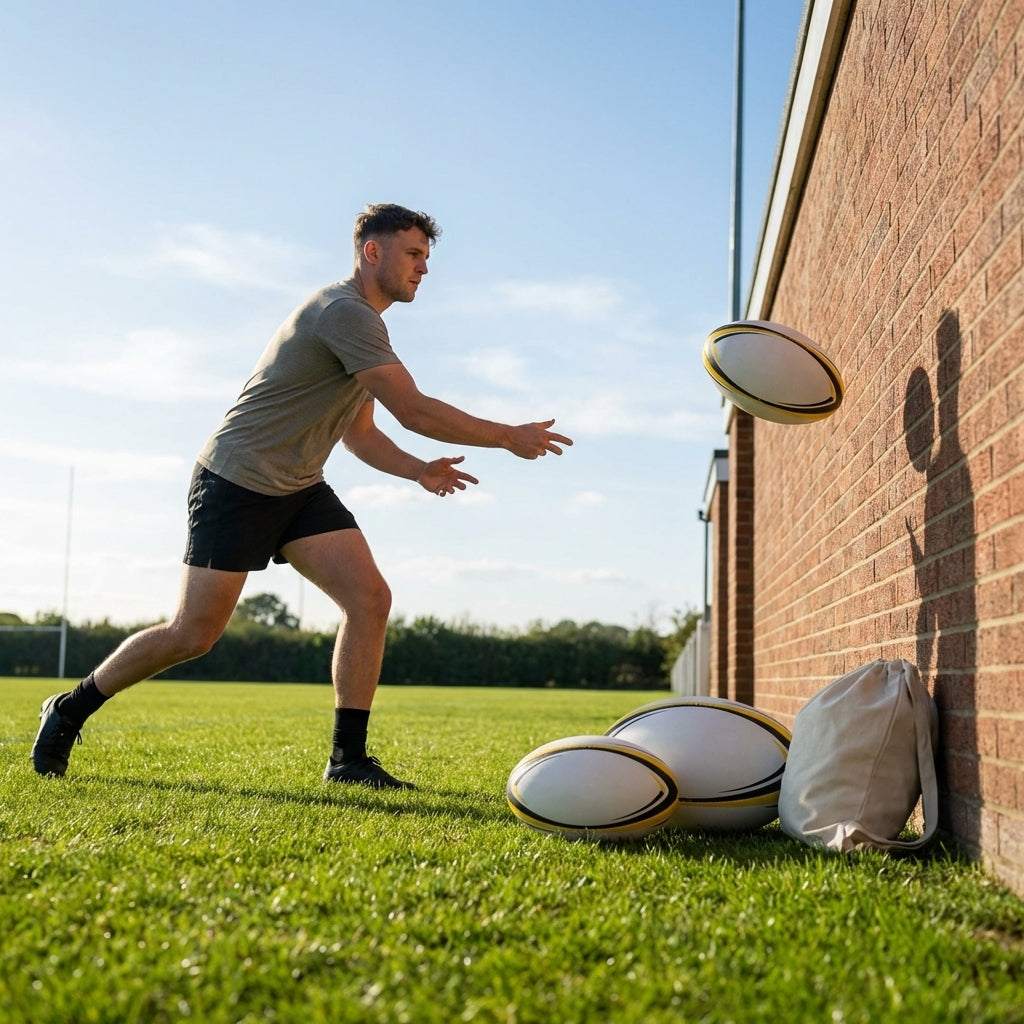 Rebound rugby ball for solo training - product detail