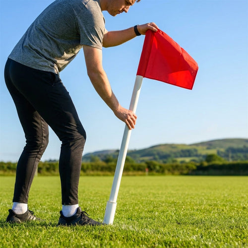 Corner Flag Poles – Standard – PVC – Sports Pitches