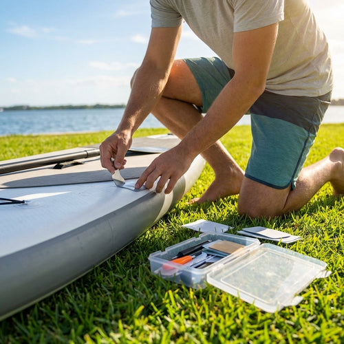 Inflatable Paddle Board Repair Kit – Essential PVC Tools – For SUP & Kayak