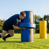Adjustable tackle ring for rugby training in yellow and black - product detail