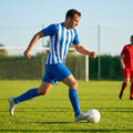 Men's Striped Football Shirt for Matches, Polyester - product detail