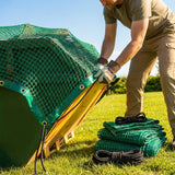 Heavy-duty mesh skip net for outdoor use - product detail