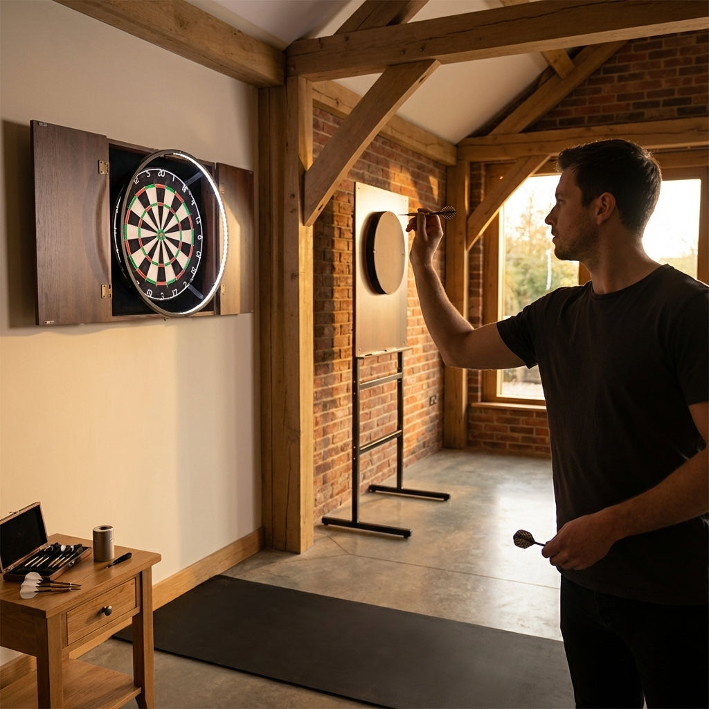 Professional darts bundle with dartboard and accessories - product detail
