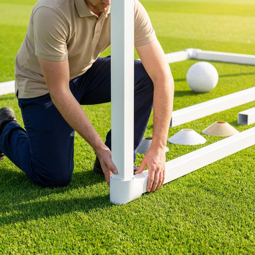 Replacement Goal Upright Parts – Aluminium – Corner Joint & Support – Freestanding Goals