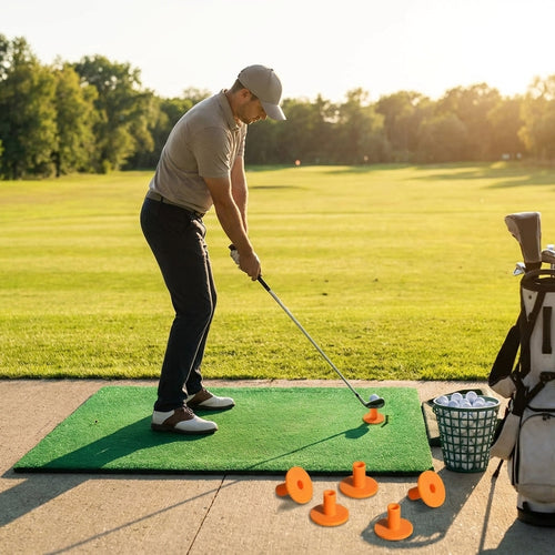 Rubber Golf Driving Range Tees – 70mm – Durable Rubber – Garden & Range Use