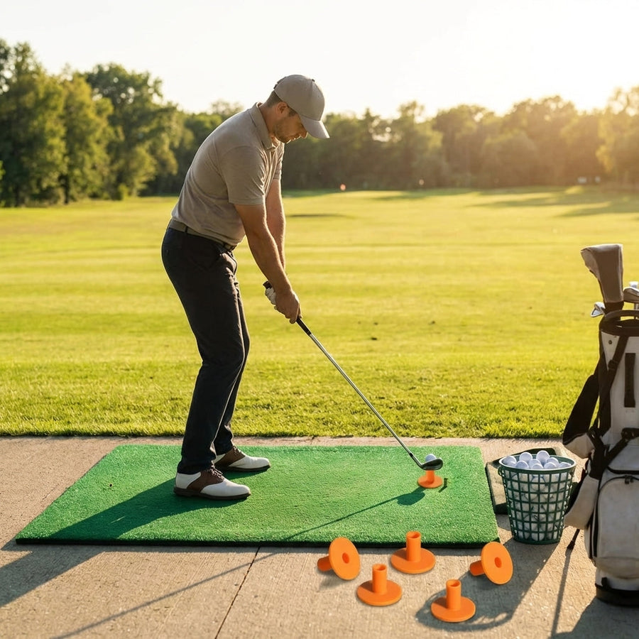 Rubber Golf Driving Range Tees – 70mm – Durable Rubber – Garden & Range Use