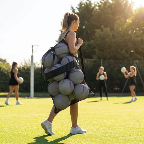 Netballs Carry Bag – 12 Pack – Durable Fabric – Sports Teams