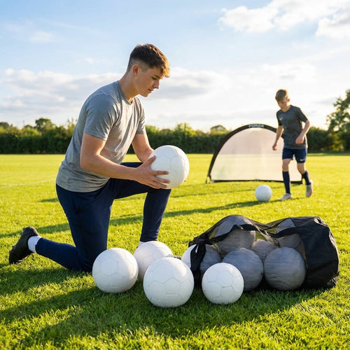 Lightweight Training Footballs – Size 3, 4, 5 – EVA Foam Casing – Indoor/Outdoor Use