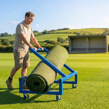 Aluminium cricket mat trolley for efficient transportation