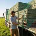 Heavy Duty Truck Net in black for industrial cargo security