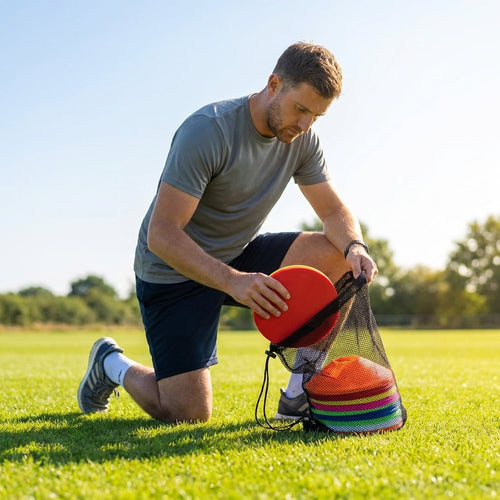 Carry Bag for Flat Disc Markers – Lightweight Nylon – Sports Gear Storage