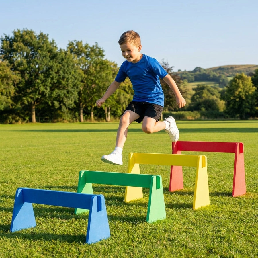 Foam Hurdles – Adjustable Heights – Durable PE Foam – Training & Sports Clubs