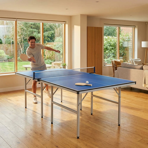 Table Tennis Table – 6ft x 3ft – Aluminium Frame – Indoor/Outdoor Use