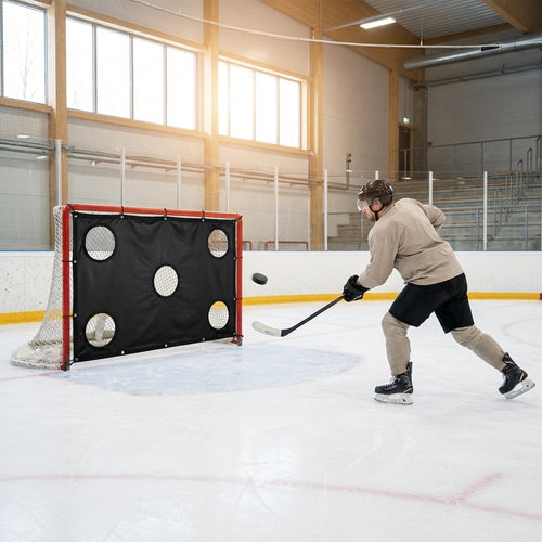 Ice Hockey Goal Target Sheet – 6ft x 4ft – Vinyl Tarp – Training Equipment