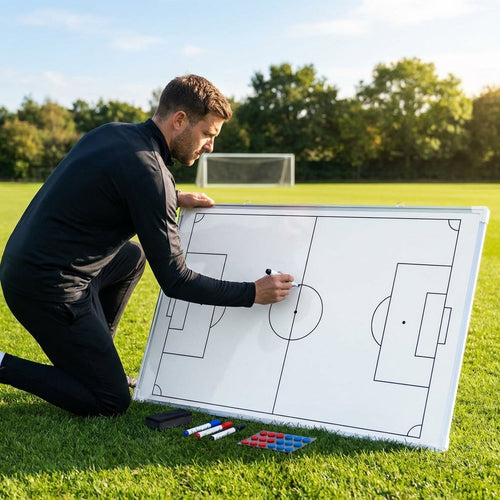 Football Coaching Whiteboard – 120cm x 90cm – Aluminium Frame – Club & Team Use