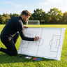 Football Coaching Whiteboard – 120cm x 90cm – Aluminium Frame – Club & Team Use