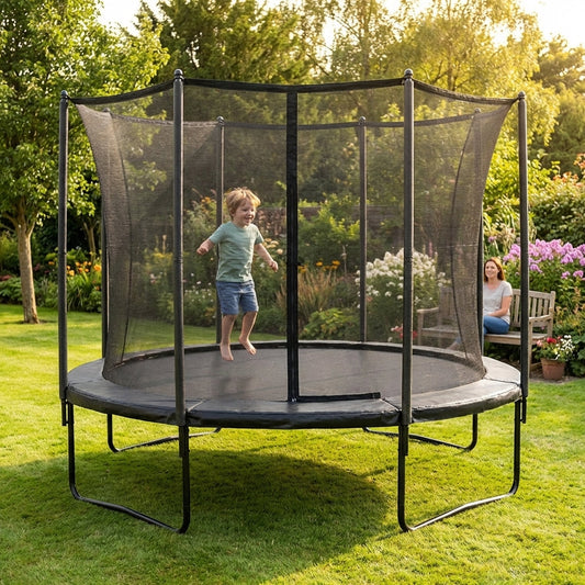 Replacement trampoline safety nets, black mesh for outdoor use - product detail