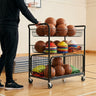 Sports Storage Trolley – Black – Durable Steel – Schools & Clubs