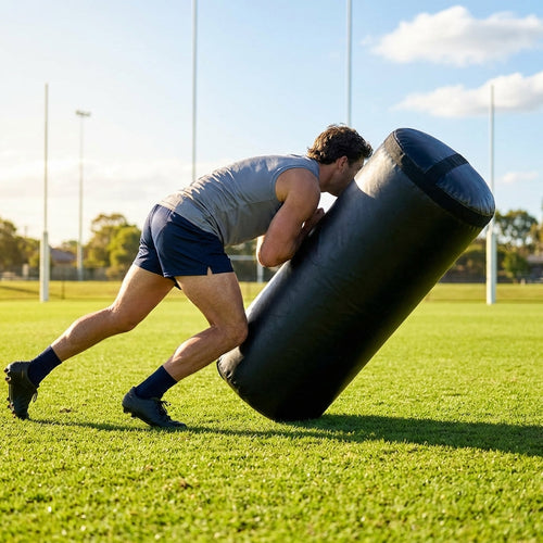 AFL Tackle Bag – Yellow – 600GSM PVC – Training Fields