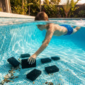 Red swimming diving bricks made from durable rubber for pool training - product detail