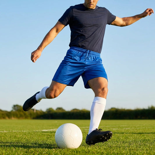 Men's football shorts in various colours, breathable polyester sportswear - product detail
