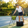 Portable Ball Caddy – 85cm Height – Metal & Polyester – Tennis & Padel – 80 Ball Capacity