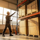 Rack Netting made from 2mm HDPP Twine for Warehouse Safety - product detail