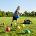 Set of 12 foam dodgeballs in assorted colours for school and club use