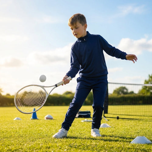 Junior Tracksuit Quarter Zip – Lightweight Polyester – Indoor/Outdoor