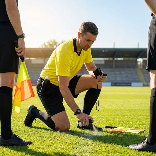 Football Referee Kit Bundle - Black - Premium Gear - Match Officiating