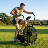 Air Resistance Bike with steel frame for home and gym use