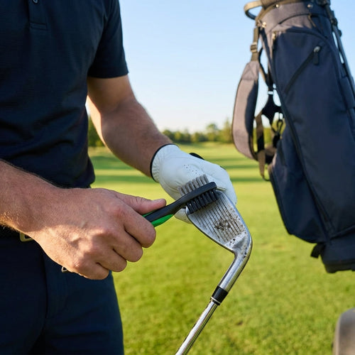 Golf Club Cleaning Brush – Compact – Nylon & Metal – Golf Bag Essential