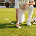 White run-up marker discs for cricket in 6cm size