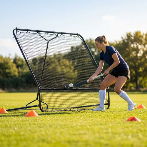 Hockey Rebound Net – Small/Large – Galvanised Steel – Indoor/Outdoor Training
