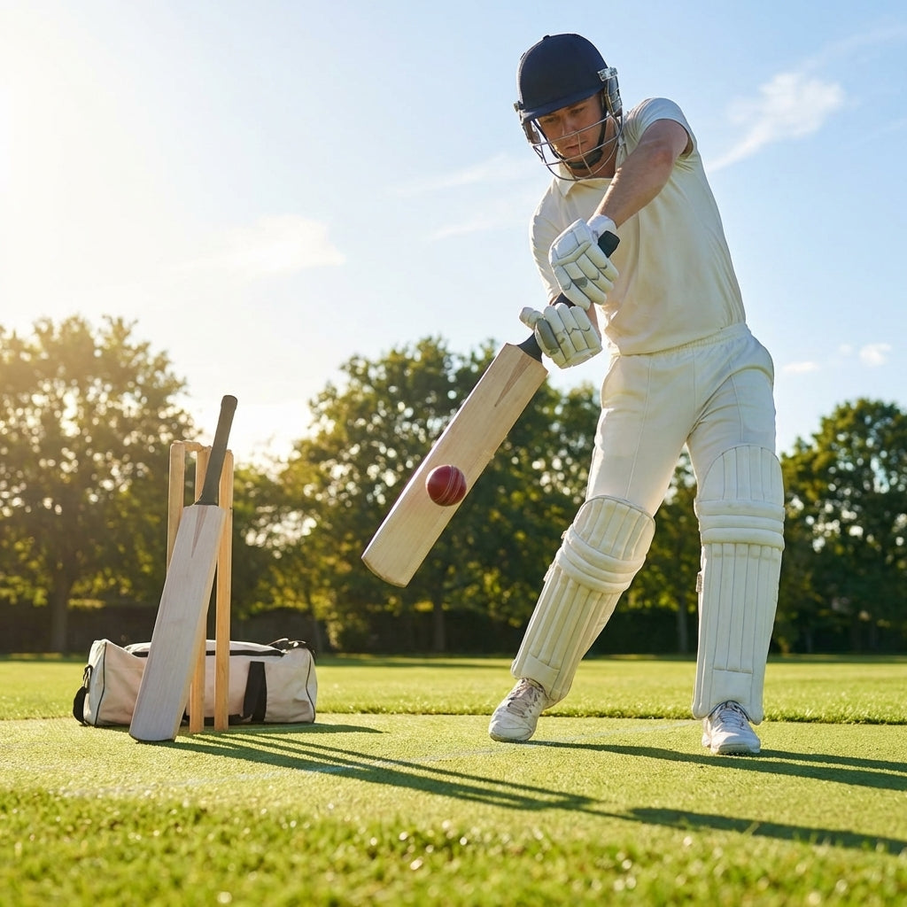 Handcrafted Kashmir Willow Cricket Bat for Beginners - product detail
