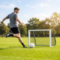 Mini target football goal with aluminium frame for training