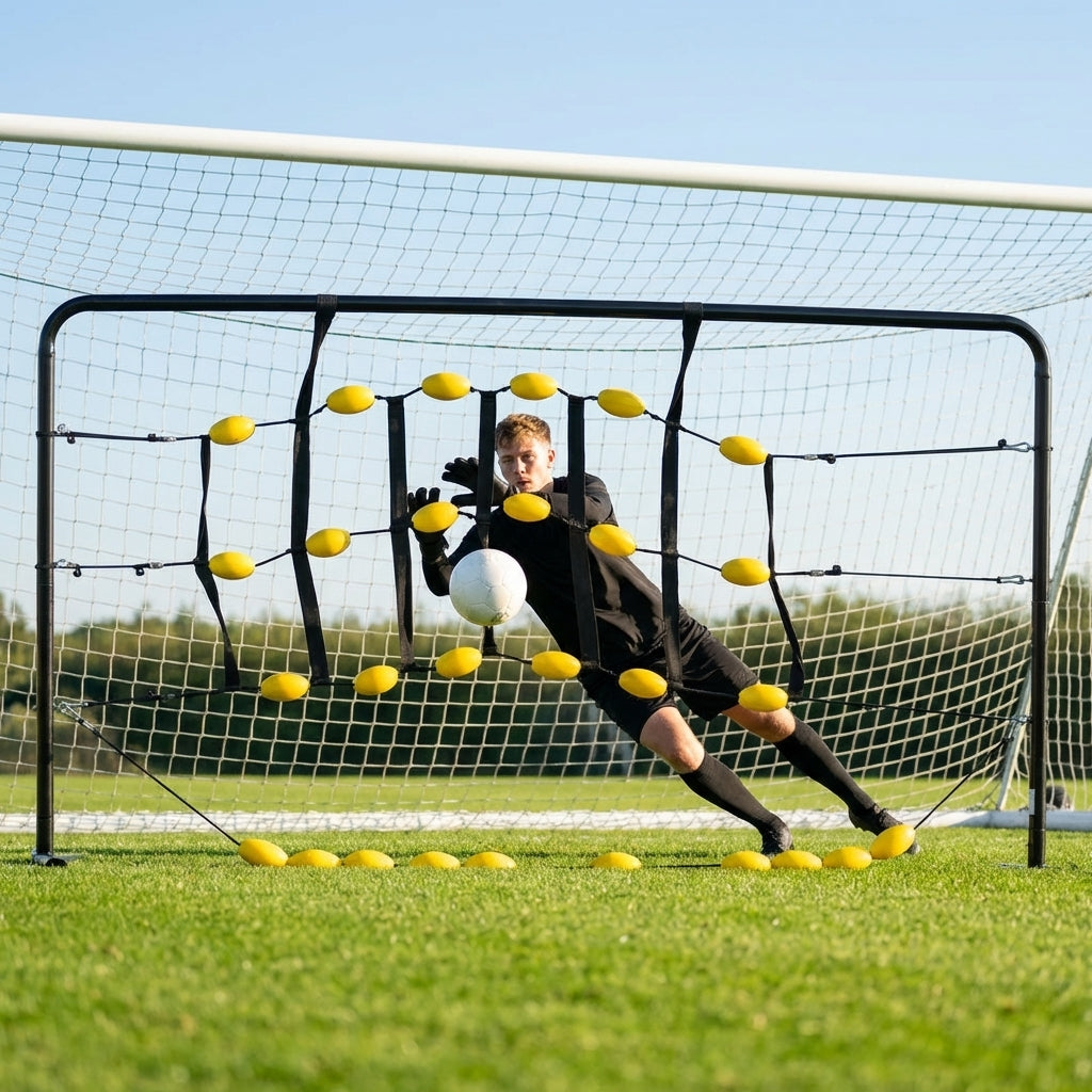 Mini ball deflector for goalkeeper training