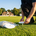 6-inch cricket fielding discs in white for precise field marking - product detail