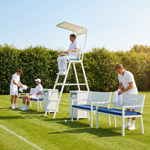 Tennis Court Furniture Set – Aluminium – Professional Use