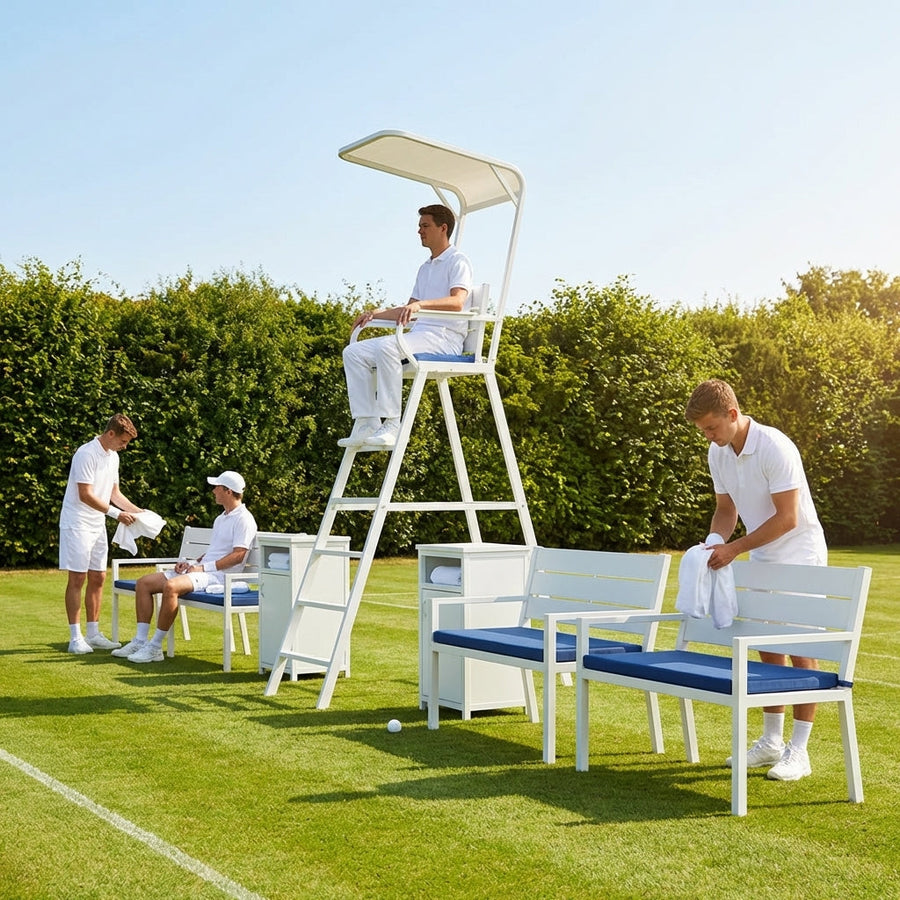 Tennis Court Furniture Set – Aluminium – Professional Use