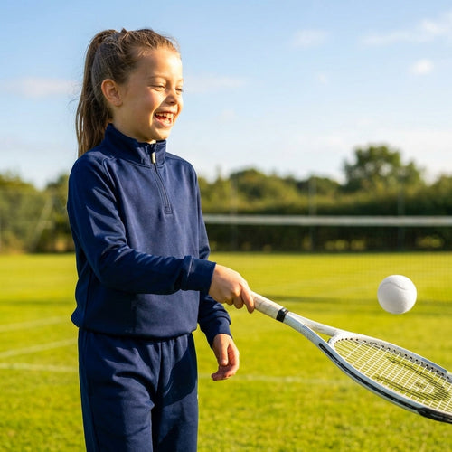 Junior Tracksuit Top – 5 Sizes – Polyester – Indoor/Outdoor