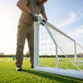 Aluminium D-Bracket Net Supports – 48mm/4mm – Durable Aluminium – Football Goals image 1