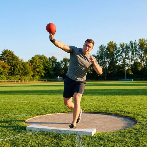 Indoor Shot Put – Multi-Coloured – Rubber Casing – School & Club Use